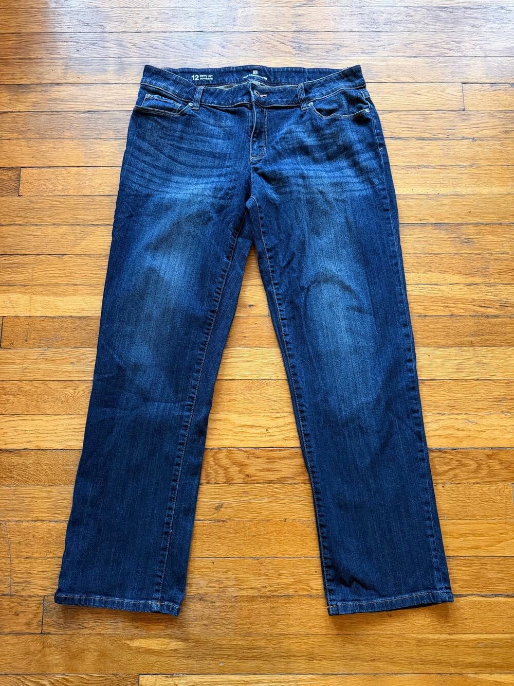 LIZ CLAIBORNE 'City Fit Boyfriend' Jeans Women sz 12